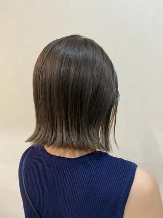 ミディアム ボブ/透明感カラー 🧸YUI❤️のヘアスタイル