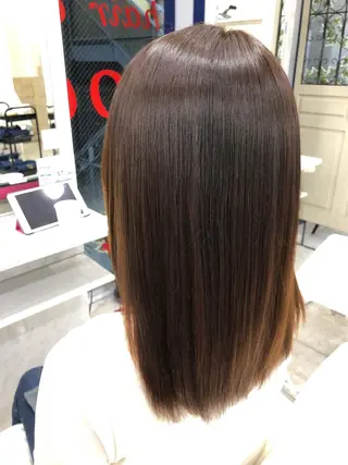 セミロング カラー特化サロン ピリナ相武台前のヘアスタイル