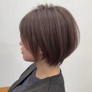 ショート カラー ヘアアレンジ 内大久保 列夏のヘアスタイル