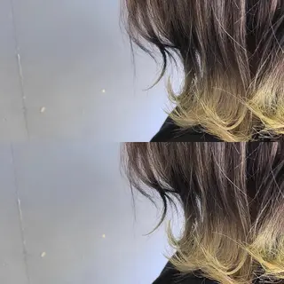ミディアム カラー 髪質改善/白髪ぼかし KENTAのヘアスタイル