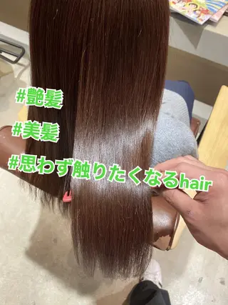セミロング カラー ヘアアレンジ ネイル マツエク・マツパ 夜23時まで予約🉑 reverieあきらのヘアスタイル