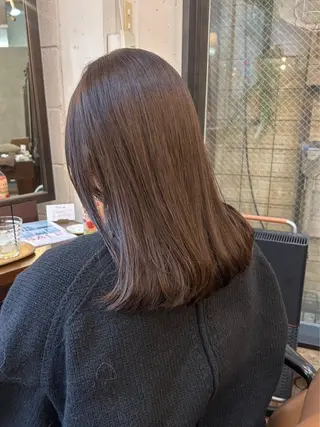 セミロング カラー ヘアアレンジ 原宿/ツヤツヤカラー /🌳カズキのヘアスタイル
