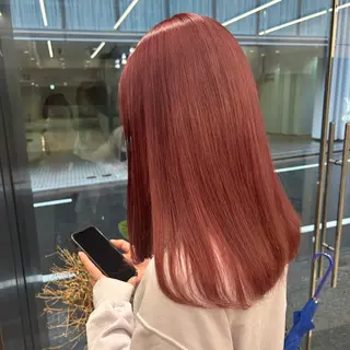 ロング カラー 髪質改善⌇透明感 カラー⌇川上葵のヘアスタイル