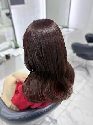 ロング カラー 透明感艶カラー/ 岡田澪香のヘアスタイル