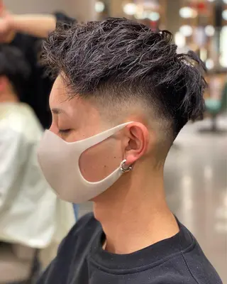 メンズ unopulir 景山 凌のヘアスタイル