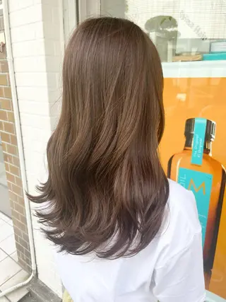 ロング カラー 松田 類生のヘアスタイル