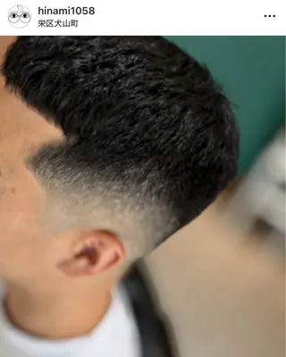 ショート メンズ BARBERSHOP HINAのヘアスタイル