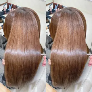 ロング 髪質改善✨艶髪カラー 縮毛矯正✨有田仁志のヘアスタイル