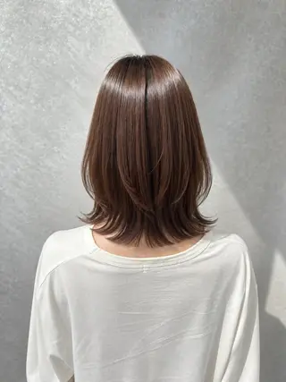 ミディアム カラー 【𝐀𝐬𝐡大森】 石崎竜祐のヘアスタイル