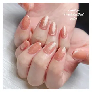 ミディアム ネイル 🐾enen style 🐾のネイルデザイン
