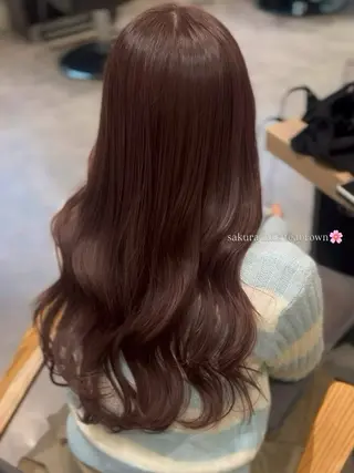 ロング 表参道/ピンク♡ 盛れる顔周り♡amiのヘアスタイル