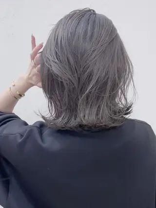 ショート カラー 縮毛矯正/髪質改善 白髪ぼかし/裕香のヘアスタイル