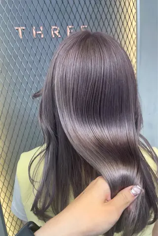 カラー 【髪質改善】 【酸性ストレート】のヘアスタイル