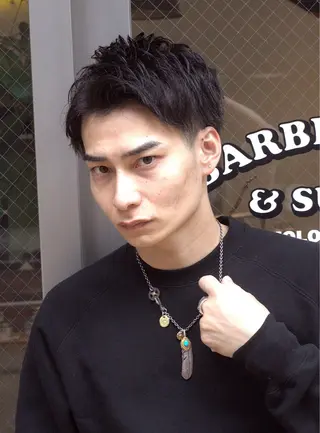 ショート メンズ 森長 マコトのヘアスタイル