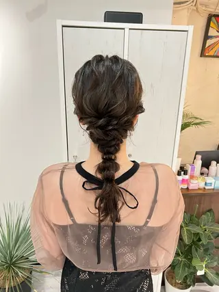 ミディアム カラー ヘアアレンジ 「sumi」 AMIのヘアスタイル