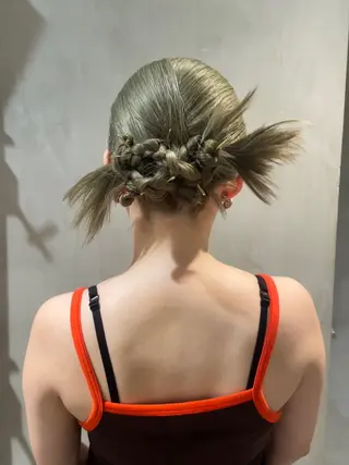 ロング ヘアアレンジ 🎀海外ヘア/表参道 Satone🎀のヘアスタイル