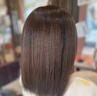 セミロング 加藤 実穂のヘアスタイル