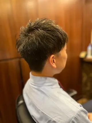 ショート 新宿💈カットモデル メンズカットのヘアスタイル