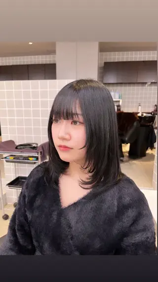 ミディアム カラー パーマ ヘアアレンジ メンズ 上品＆韓国風 🥀海心🥀のヘアスタイル