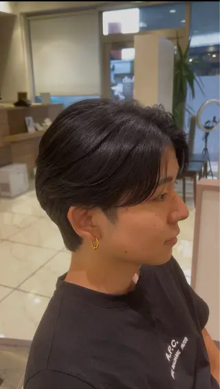 ショート パーマ メンズ特化美容師 土屋丈のヘアスタイル