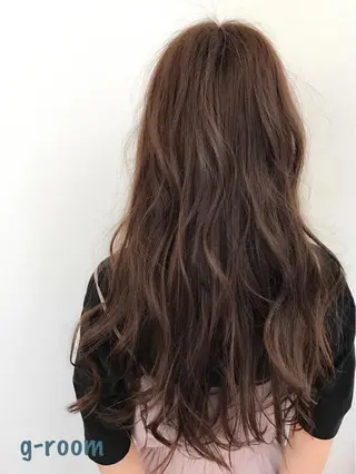 ロング カラー 大山 雅矢のヘアスタイル