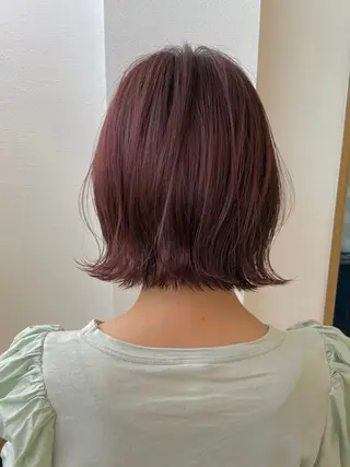 ショート 縮毛¦ボブ¦艶カラー 💖今井 伶のヘアスタイル