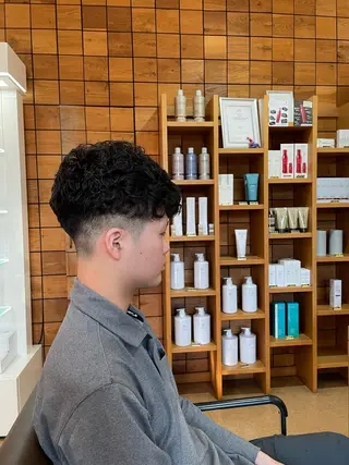 パーマ メンズ メンズヘア⚜️志村 哲也⚜️のヘアスタイル