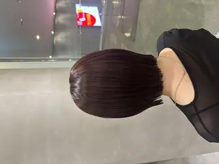 カラー ミディアム 岐阜駅/レイヤー/パ ーマ/デザインカラーのヘアスタイル