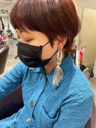 ショート カラー 大人ボブと似合 わせカラー/馬場 翼のヘアスタイル
