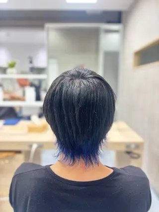 ショート カラー メンズ メンズ特化韓国風 パーマスタイル/りんのヘアスタイル