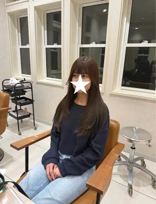 ロング ⭐️うる艶カラー 募集　まゆ⭐️のヘアスタイル