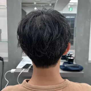 メンズ 🪶フェザーパーマ& 縦落ちパーマ/かずまのヘアスタイル