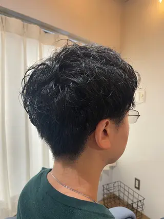 パーマ メンズ 林 亮太のヘアスタイル