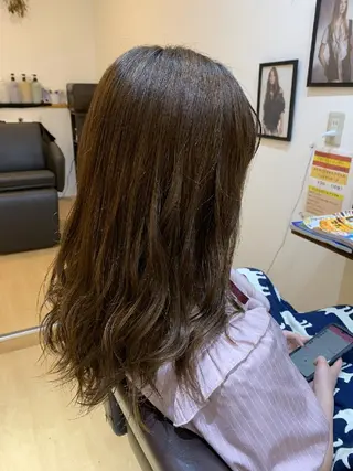 ロング カラー サトウ シューイチのヘアスタイル