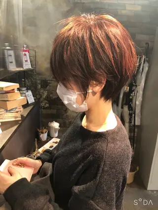 ショート 髪質改善✨ストレート オグ✂️/ショートのヘアスタイル