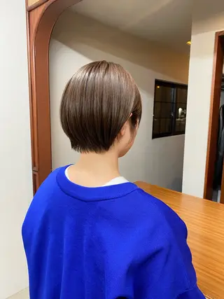 ショート ムナカタ アカリのヘアスタイル