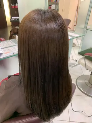 ミディアム 美髪ヘア 藤田友輝のヘアスタイル