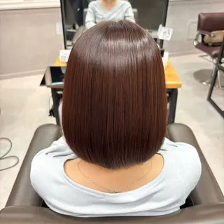 ショート カラー 艶カラー✨️縮毛矯正 ×耳ツボ💠mamiのヘアスタイル