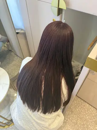 ロング カラー 暖色/オリーブカラー /中村未来🍒🫒のヘアスタイル
