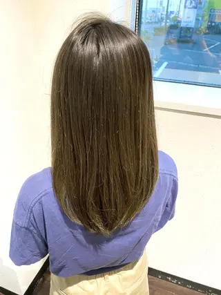 ロング カラー 川合 勇気のヘアスタイル
