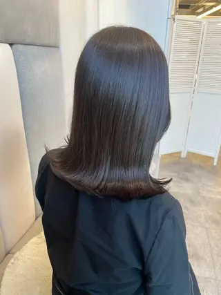 ミディアム 盛れる韓国ヘア / カワラギアユミのヘアスタイル