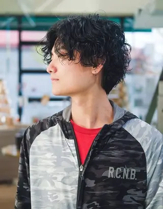 メンズ 透明感カラー🫧 Kanaのヘアスタイル
