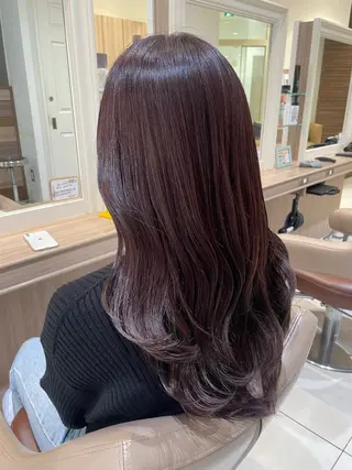 ロング カラー ヘアアレンジ 韓国ヘアメイク🎀/ 縮毛矯正✨山本媛香のヘアスタイル