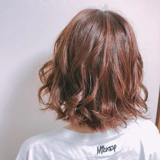 ミディアム 京都河原町/艶髪/ 西田晴香のヘアスタイル