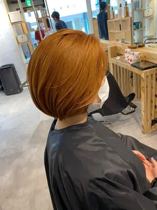 ショート カラー Sia中野新橋　店長 田中　優莉乃のヘアスタイル