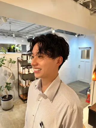 ショート メンズ 小嵩 峻平のヘアスタイル