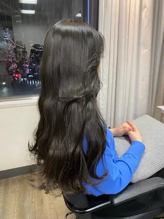ロング カラー Rena/韓国 /ワンホンヘアのヘアスタイル