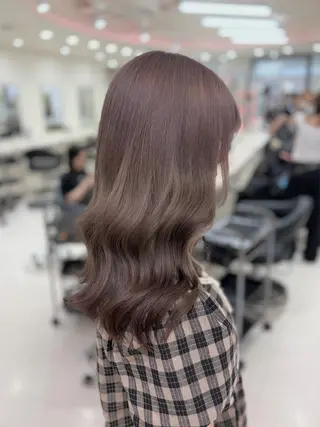 カラー ベージュ・ラベンダー カラー🎀りりのヘアスタイル