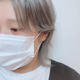 ショート カラー 美髪矯正 韓国レイヤーのヘアスタイル