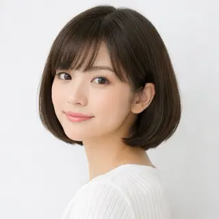ミディアム 高橋 くるみのヘアスタイル